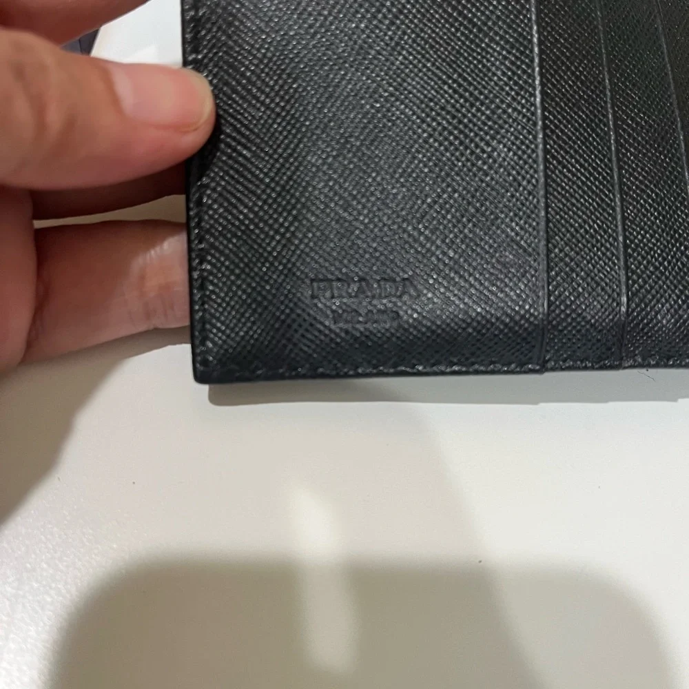 PRADA TESSUTO BLACK NYLON WALLET - Picture 9 of 15